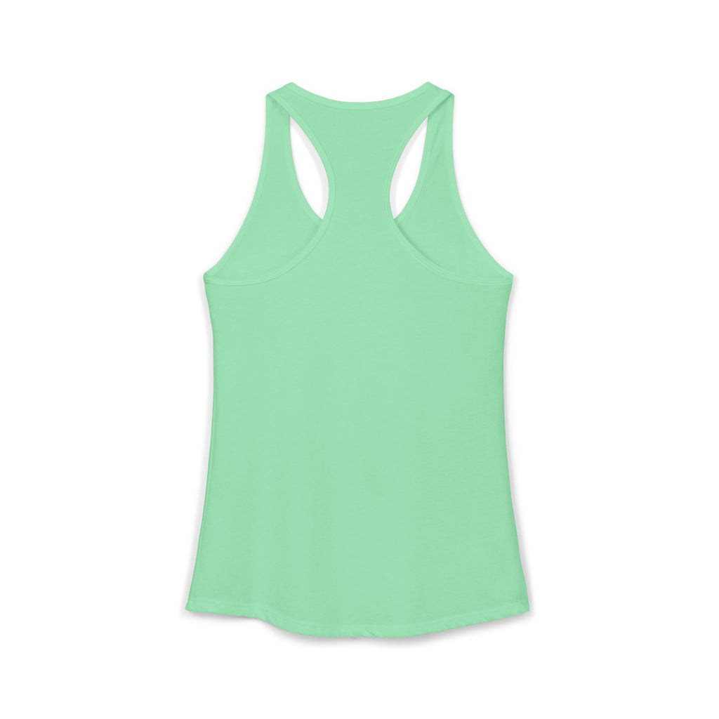Mermaid Club White Print Racerback Tank — Maui Hawaii