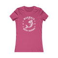 Mermaid Club White Print Slim Fit Tee — Maui Hawaii