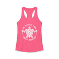 Island Turtle White Print Racerback Tank — Maui Hawaii