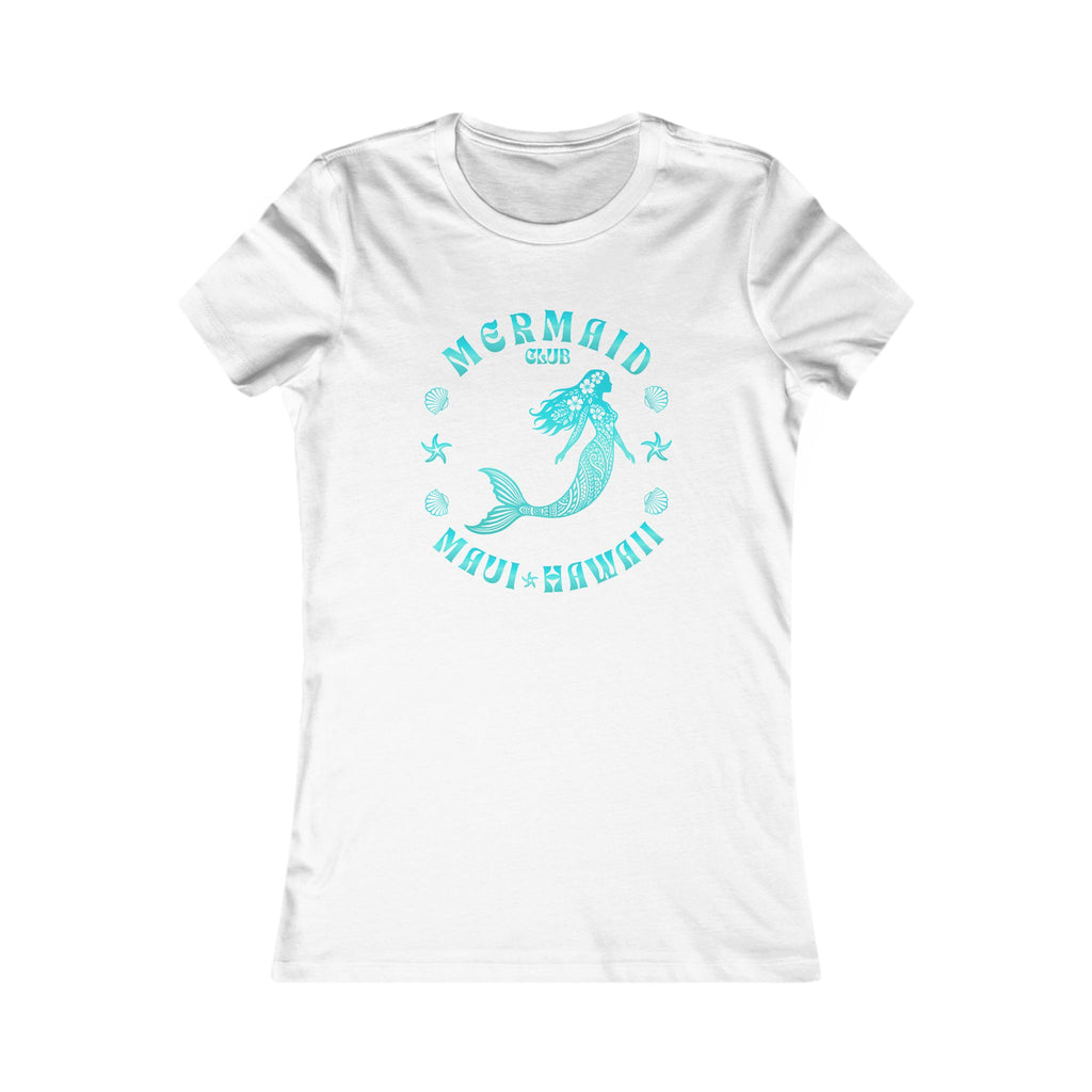 Mermaid Club Tropical Waters Slim Fit Tee — Maui Hawaii