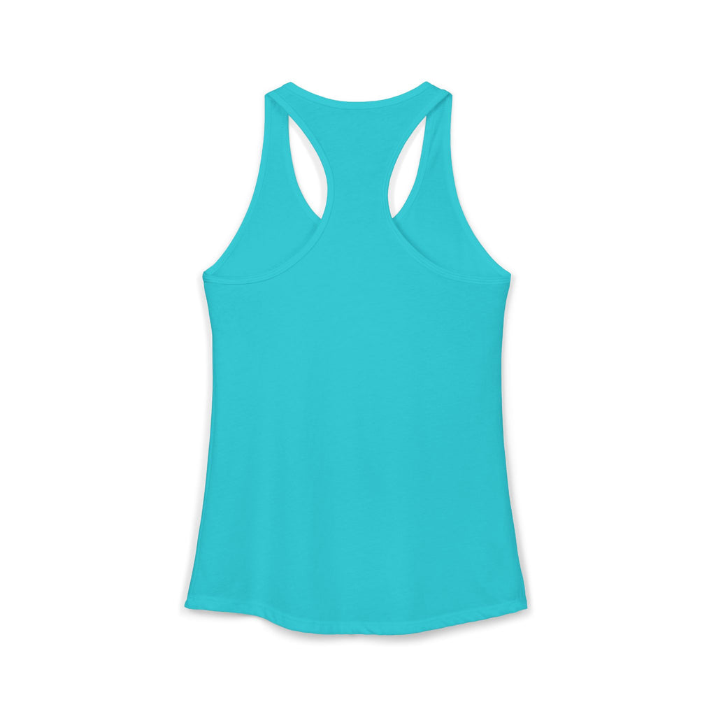 Mermaid Club White Print Racerback Tank — Maui Hawaii